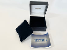 Load image into Gallery viewer, Seiko watch box with guarantee instructions