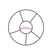 Load image into Gallery viewer, Boley Round Watchmaker Trays Set - 5 Stackable Trays with Transparent Lids