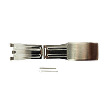 Load image into Gallery viewer, Stainless steel folding clasp for metal bracelets 18 mm