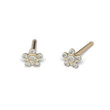 Load image into Gallery viewer, Studex Gold-Plated Baby Daisy Crystal Earrings, 3mm, 7581-6004