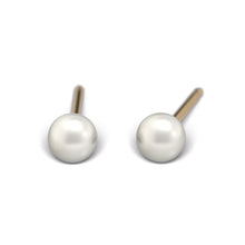 Load image into Gallery viewer, Studex Gold-Plated Earrings with White Pearl, 3mm 7531-0673