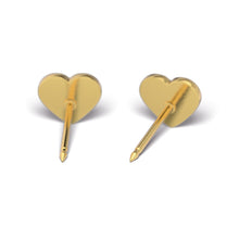 Load image into Gallery viewer, Studex Gold-Plated Heart - Glitter red earrings, 5mm, 7523-3567