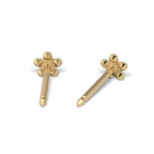 Load image into Gallery viewer, Studex Gold-Plated October Rose Flower Earrings, 3mm 7581-6510