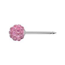 Load image into Gallery viewer, Studex silver fireball Rose earrings, 4.5mm, 7522-0310