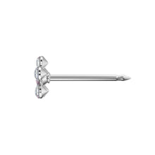 Load image into Gallery viewer, Studex steel April Crystal & October Rose Earrings, 5mm, 7512-6410