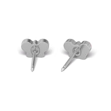 Load image into Gallery viewer, Studex steel Butterfly Rose Earrings, 8mm, 7524-2010