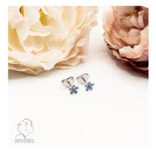 Load image into Gallery viewer, Studex steel Light Sapphire Sep Earrings, 5mm 7512-6399