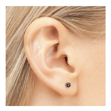 Load image into Gallery viewer, Studex Titanium Earrings with April Crystal Stone, 3mm, 7513-0204