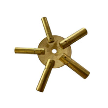 Load image into Gallery viewer, Universal brass key for clocks 5 different sizes 4-6-8-10-12