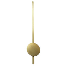 Load image into Gallery viewer, Universal brass pendulum 70 mm for quartz clocks 460 mm