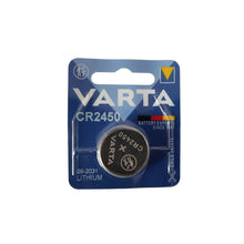 Load image into Gallery viewer, Varta CR 2450 lithium coin battery