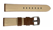 Load image into Gallery viewer, Vegan Apple fibres dark brown watch graduated strap 20mm
