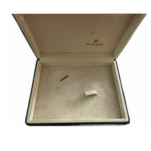 Load image into Gallery viewer, Vintage Rolex Cellini black leather box with card holder 49.00.71