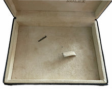 Load image into Gallery viewer, Vintage Rolex Cellini black leather box with card holder 49.00.71