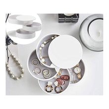Load image into Gallery viewer, Gugita Round Jewellery Box Organiser with Pull-Out Compartments