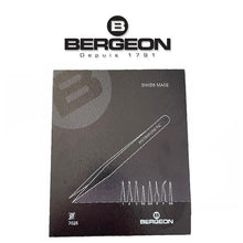 Load image into Gallery viewer, Bergeon 7026 set of 8 antimagnetic watchmaker tweezers in wooden box