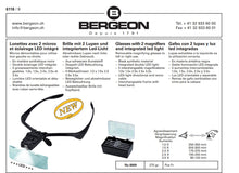 Load image into Gallery viewer, Bergeon 8909 binocular magnifier double LED lamps