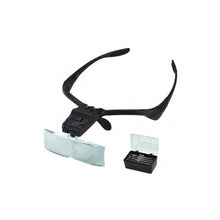 Load image into Gallery viewer, Bergeon 8909 binocular magnifier double LED lamps