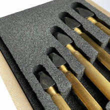 Load image into Gallery viewer, Boley watchmaker assortment of 5 pin vices with square adjustmen