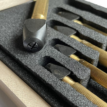 Load image into Gallery viewer, Boley watchmaker assortment of 5 pin vices with square adjustmen