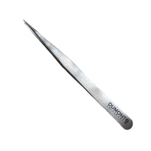 Load image into Gallery viewer, Dumont #3 carbon steel watchmaker tweezer 120 mm