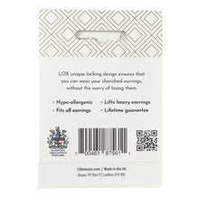 Load image into Gallery viewer, LOX classic locking earring backs gold tone - 2 pairs