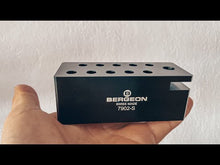 Load and play video in Gallery viewer, Bergeon 7902-S watchmaker stand alone base for precision screwdriver