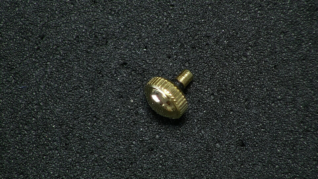 New Seiko 98430M98NA1 gold plated crown 3.0x0.6mm