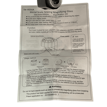 Load image into Gallery viewer, 30x Magnifying Glass Loupe, Watchmaker Scale Magnifier, LED &amp; UV Light, Double Lens, TH-9006A
