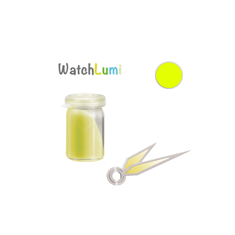 Luminous paste Siluma yellow for watches hands 2gr