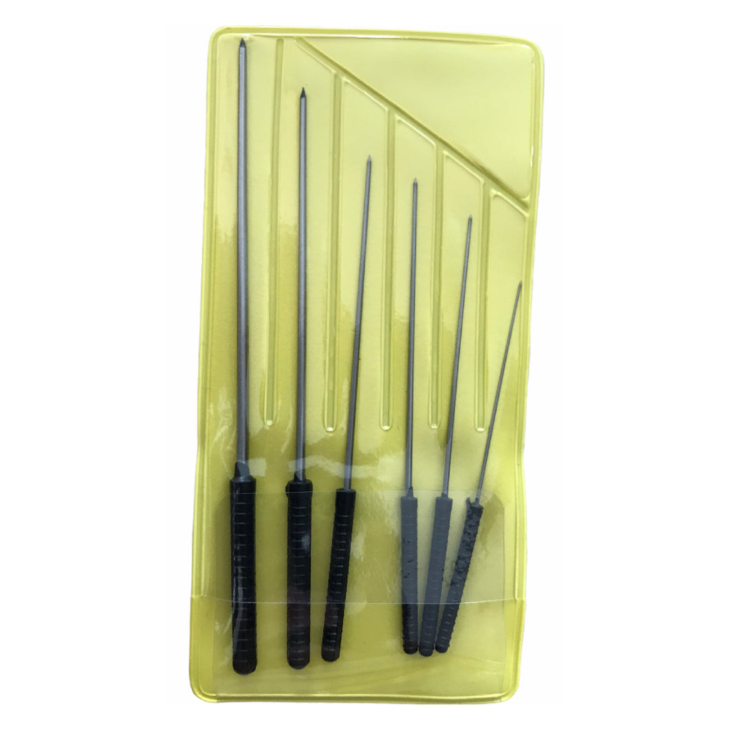 Boley smoothing broaches assortment 6pcs in pack