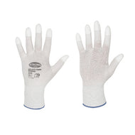 Work gloves with PU fingertips for goldsmiths and watchmakers for polishing L