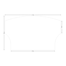 Load image into Gallery viewer, Antistatic workbench mat for bench, soft, curved shape, 317 x 194 mm, green
