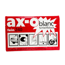 Load image into Gallery viewer, Artifex abrasive sponge ax-o blanc for grinding, matting, rust removal - 240 coarse
