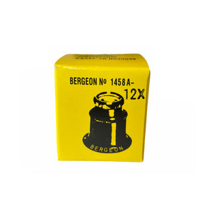 Bergeon 1458-A-12 double lens eyeglass loupe x12 magnification for watchmakers