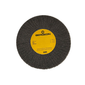 Bergeon 6085-E3 circular abrasive brush, carbon silicide, extra fine for metal