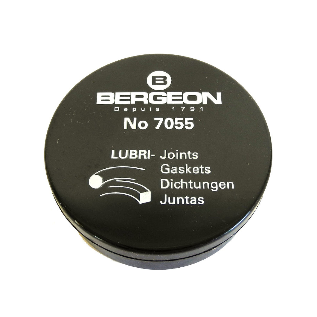 Bergeon 7055 O’Ring gaskets in rubber lubricant for waterproof watches with silicone fatty foam