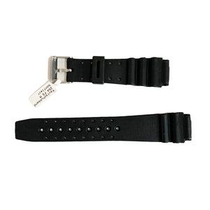 Black diver watch strap band without table 20/23 mm