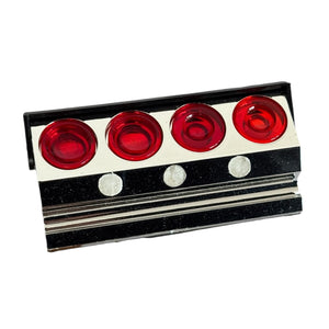 Boley oil block stand chrome plated with four oil cups