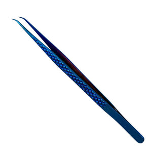 Buzzufy C14 curved long tweezer, non-magnetic for watchmakers and jewellers, 140mm