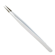Load image into Gallery viewer, Buzzufy C16 white coated tweezer for watch parts, non-magnetic, 140mm
