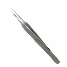Load image into Gallery viewer, Buzzufy D15 steel non-magnetic watchmaker tweezer for hairsprings, 125mm

