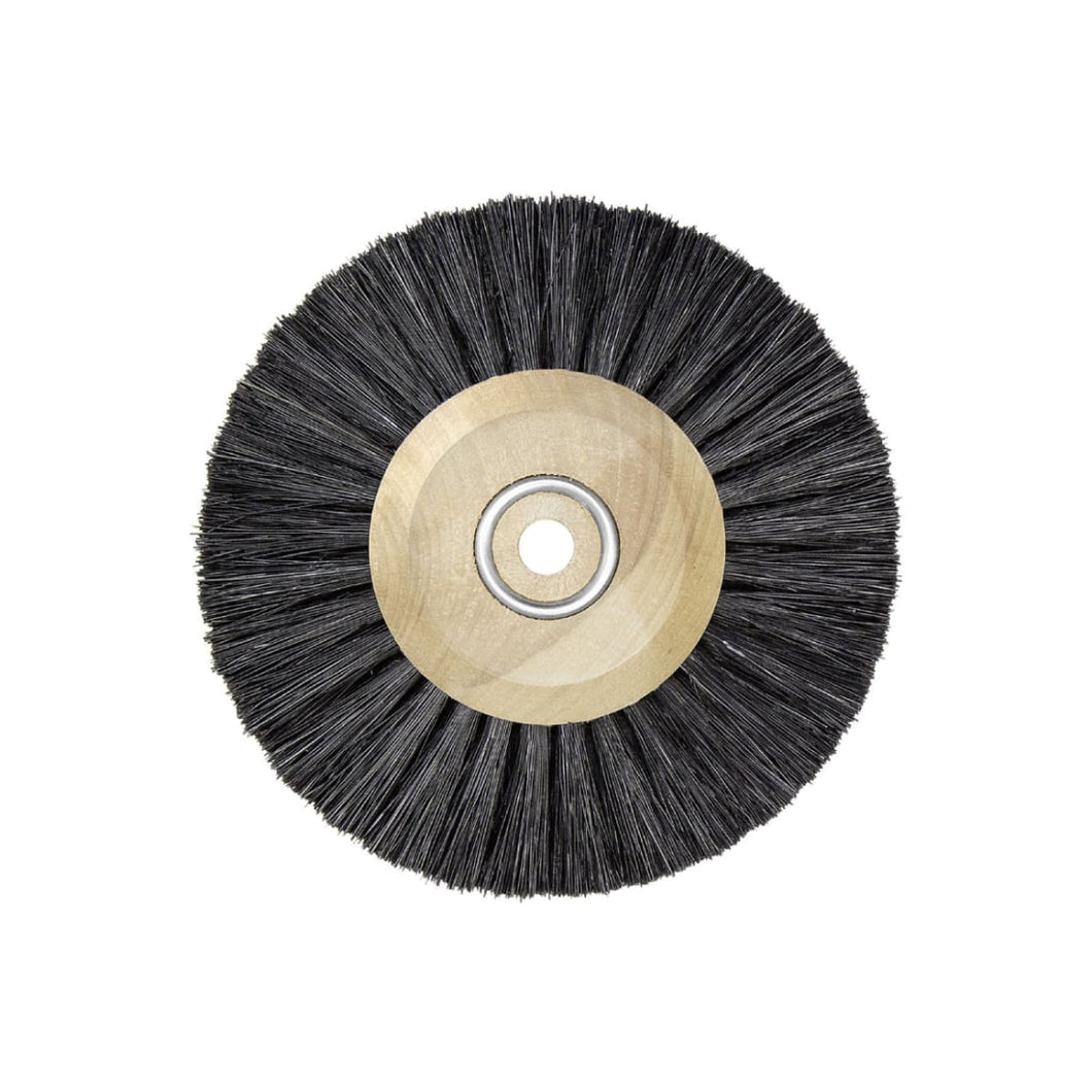 Wheel hard brush bristle 3 rows 80 mm, thickness 5 mm