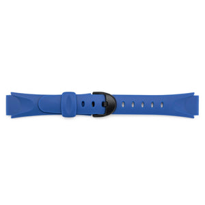 Casio 10128140 19 mm blue plastic strap for watch LW-200-2AV