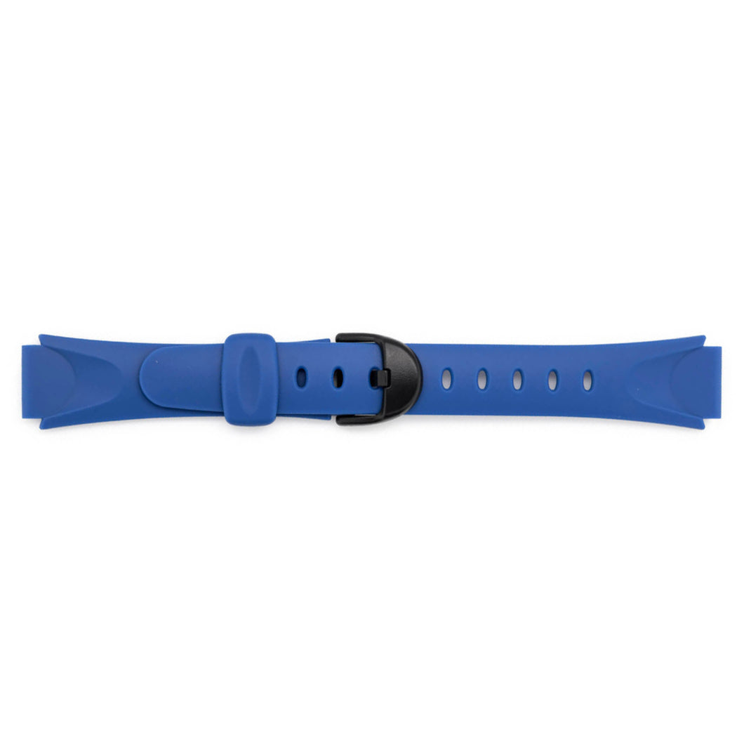 Casio 10128140 19 mm blue plastic strap for watch LW-200-2AV