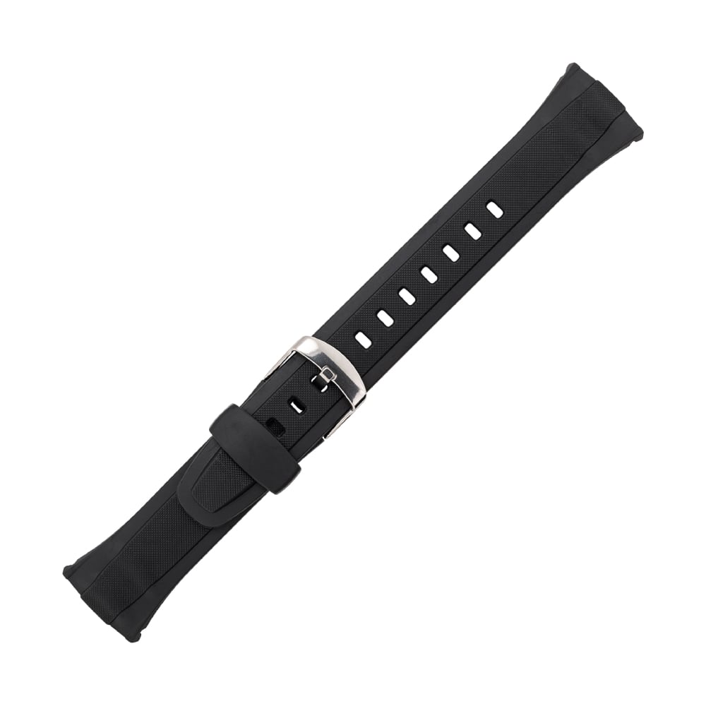 Casio 10152407 black watch band 22mm for  WV-M120*, WVA-430*, WVA-470*, WVA-620*, WVQ-400E