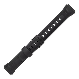 Casio 10300101 18 mm plastic black strap for watch W-212H-1AV, W-212H-9AV, W-212H-9AV 32