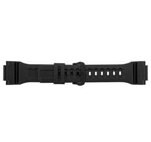 Casio 10410723 21 mm black rubber strap for watch AEQ-110BW-9AV, AEQ-110W-1A2V, AEQ-110W-1A3V