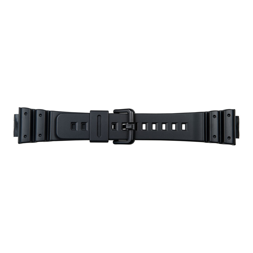 Casio 71604262 16 mm black rubber strap for watch DW-6900-1V, DW-6900-1VQ, DW-6900-1VUQ, DW-6900G-1V, DW-6900G-1VUQ