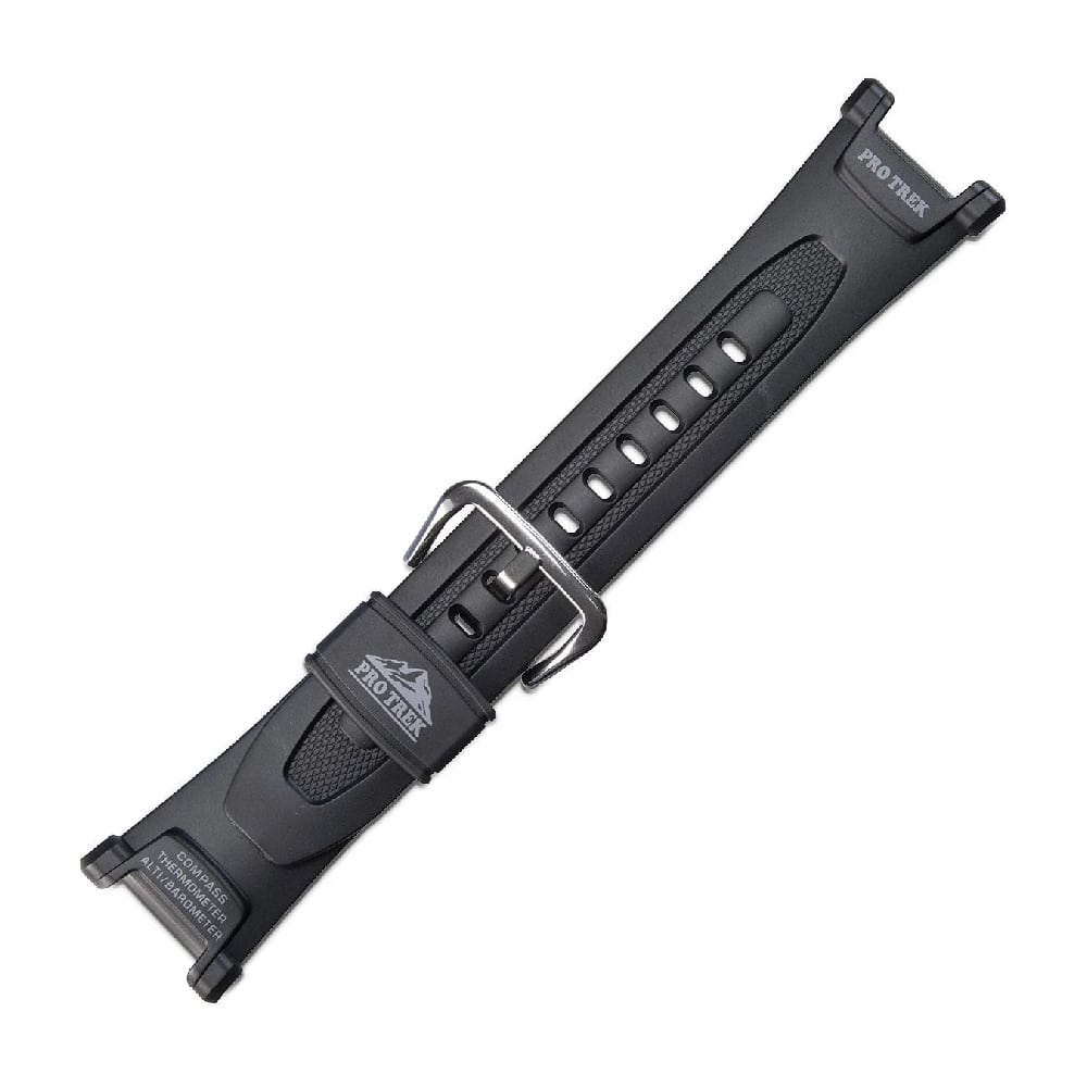 Casio 10036568, 10631626 black watch band 18mm for PRG-240-1, PRG-240-1B, PRG-40-3V